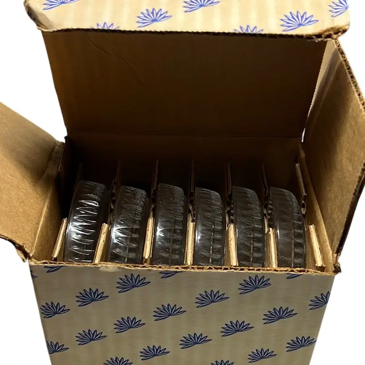 Vintage Set Of Princess House #876 Lead Crystal Coasters In Original Box And Has Original Booklet