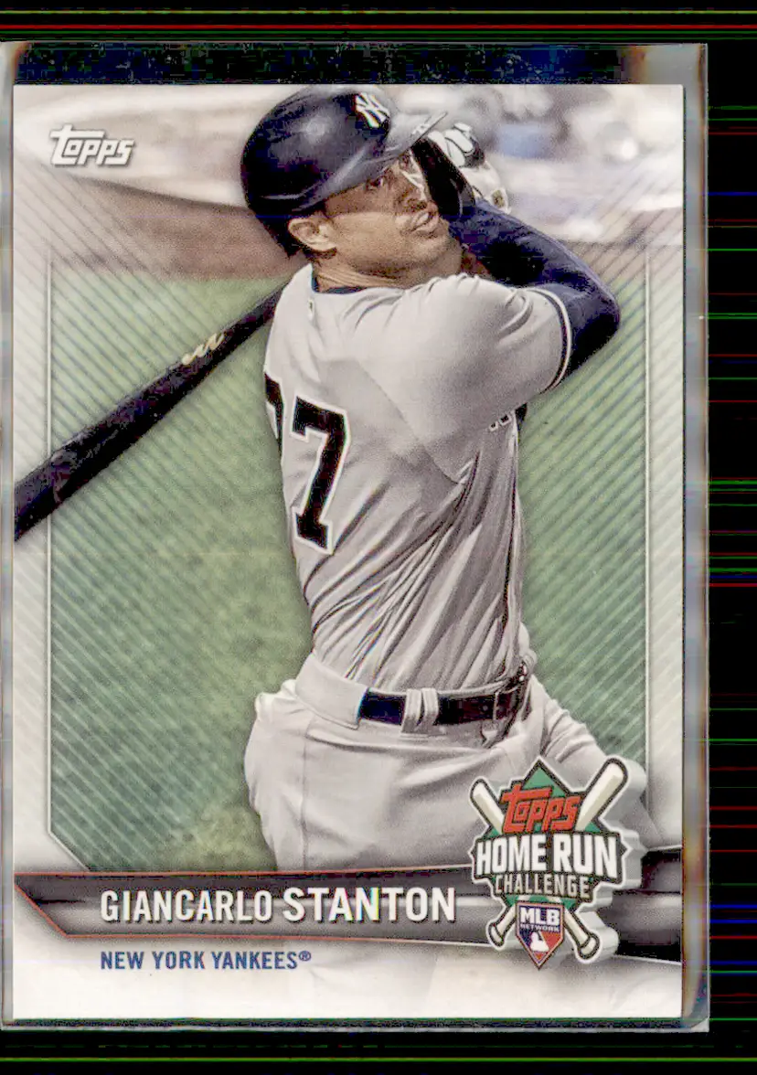 Giancarlo Stanton 2021 Topps Home Run Challenge #HRC-22 Used - New York Yankees - (153-288)
