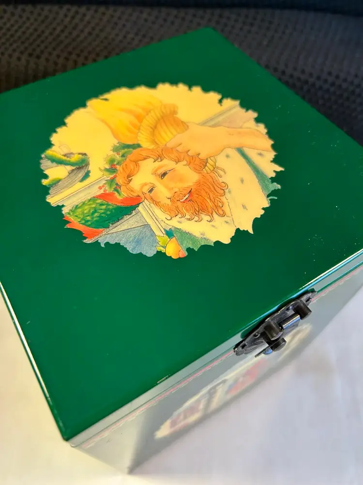 Vintage Dept 56 Christmas Carol Scrooge Music Box Figurine