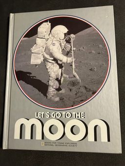 1977 Vintage Let’s Go to the Moon Children’s Book