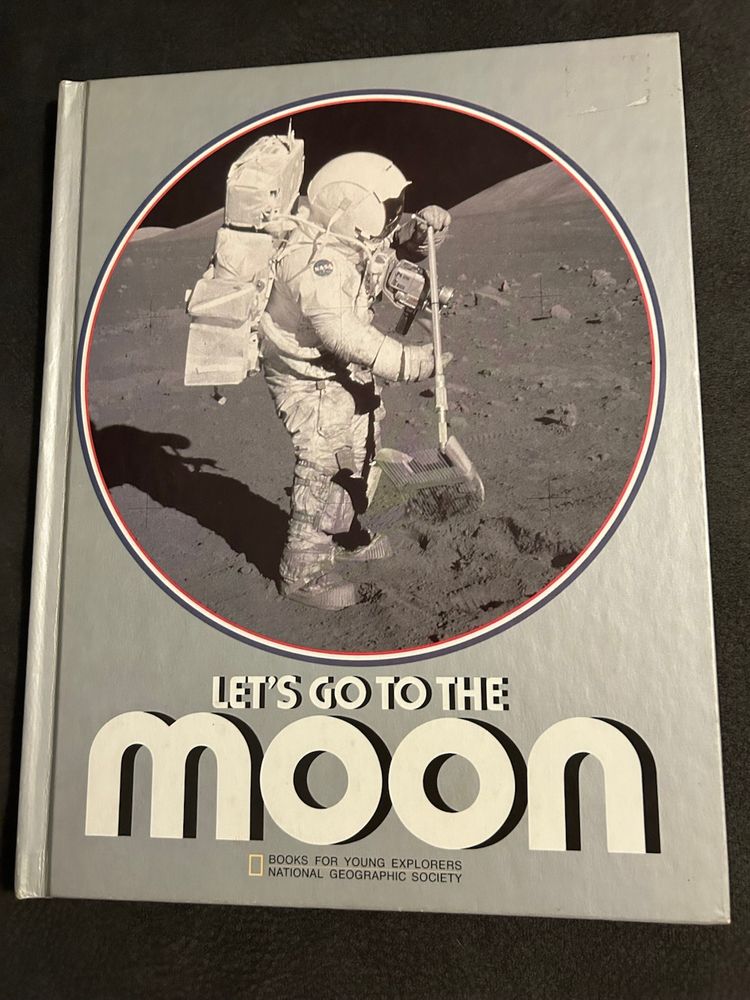 1977 Vintage Let’s Go to the Moon Children’s Book