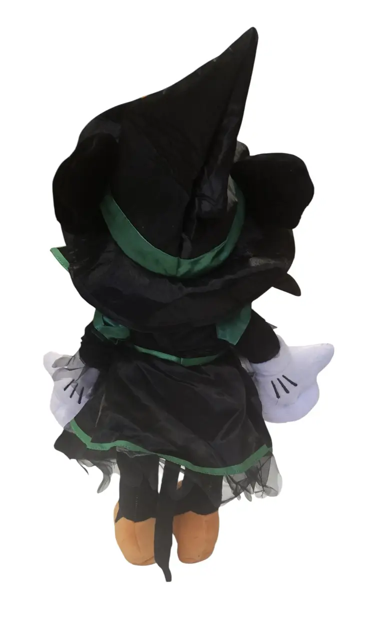 Disney Minnie Mouse Plush Halloween Witch Stuffed Animal Doll Figure 22"