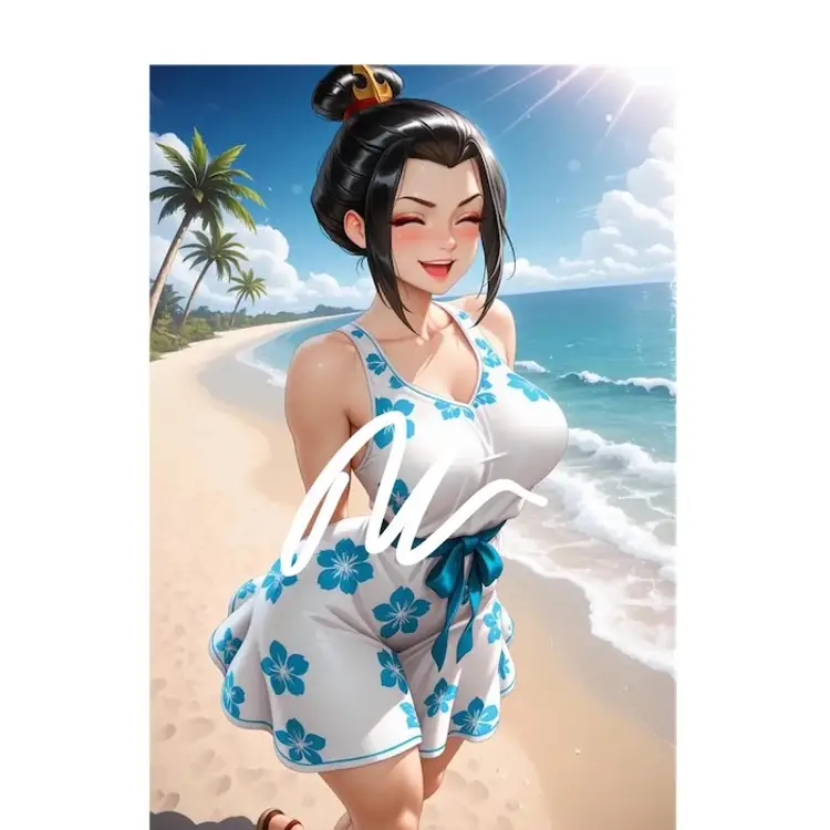 ANIME MANGA WAIFU PHOTO PRINT AZULA FROM AVATAR THE LAST AIRBENDER SERIES 8.5x11