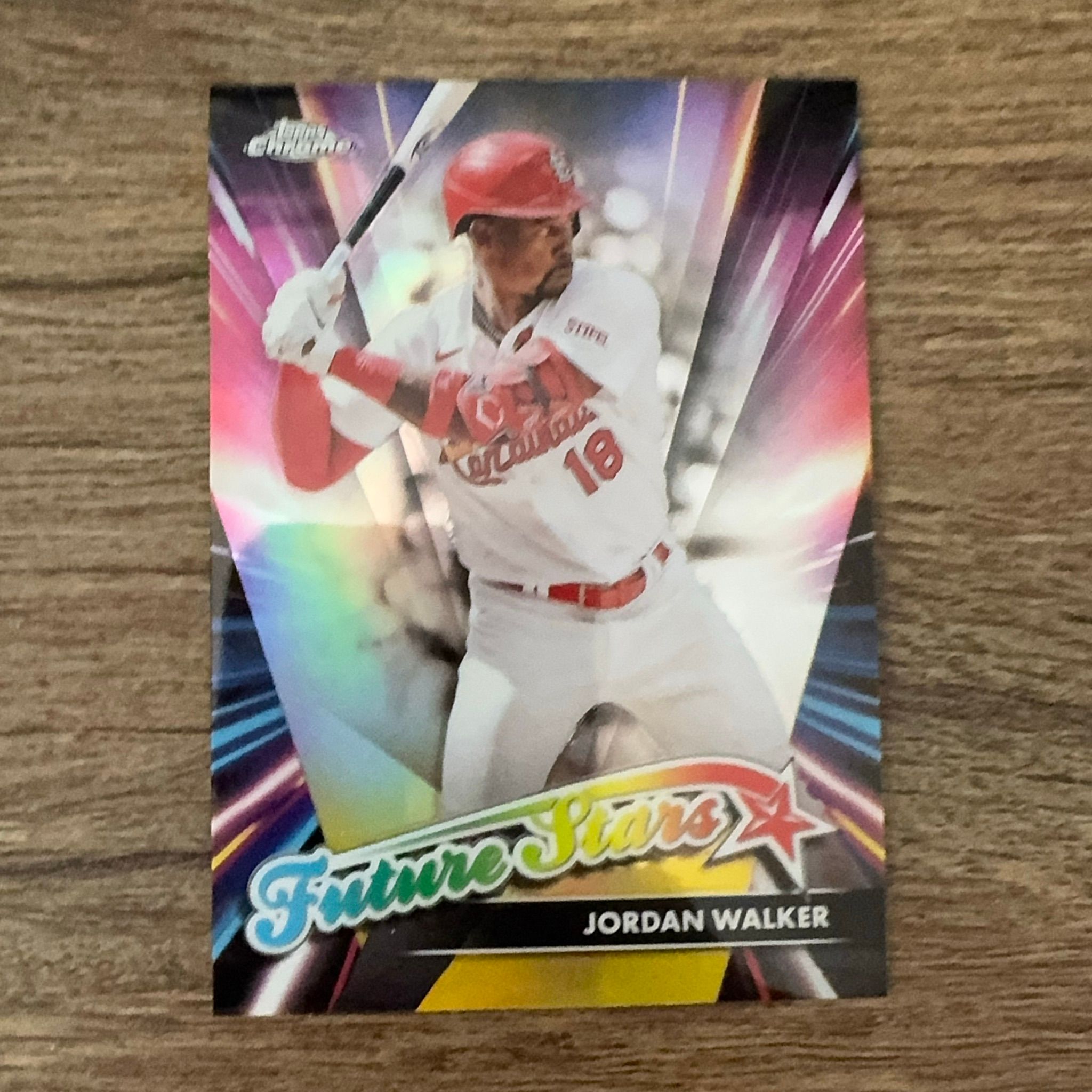 Jordan Walker Future Stars RC 2024 Topps Chrome St. Louis Cardinals