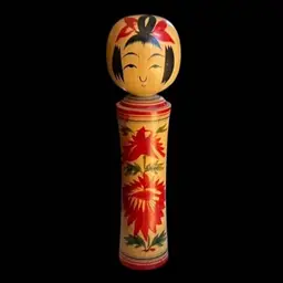 Vintage Traditional Japanese
Signed Kokeshi Doll