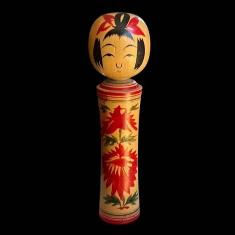 Vintage Traditional Japanese
Signed Kokeshi Doll