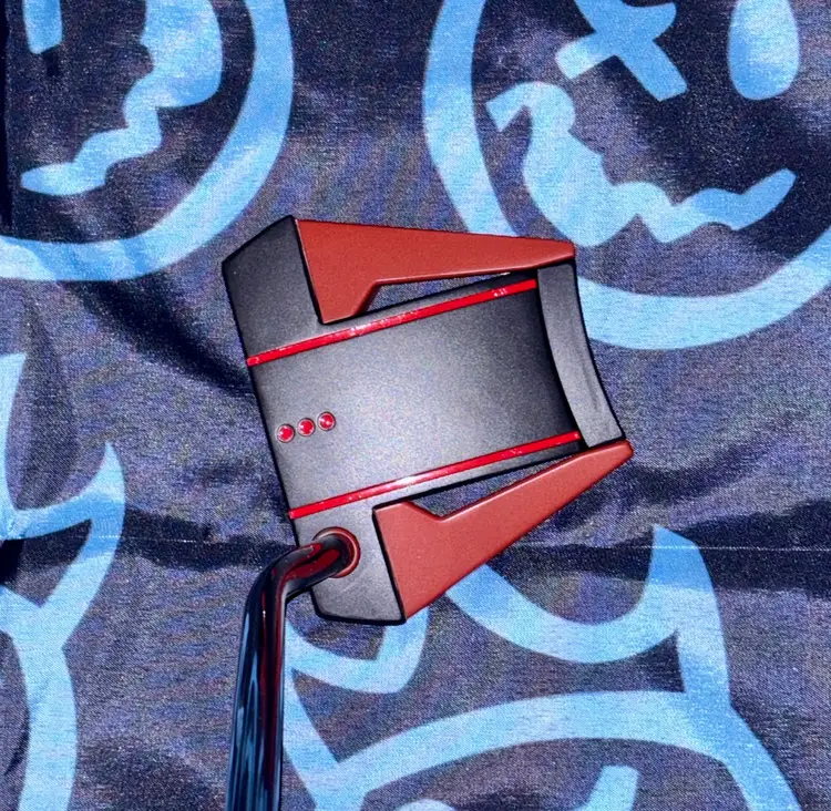 Scotty Cameron Phantom X 7.5 34” Restored Custom Black Red Cerakote + HC