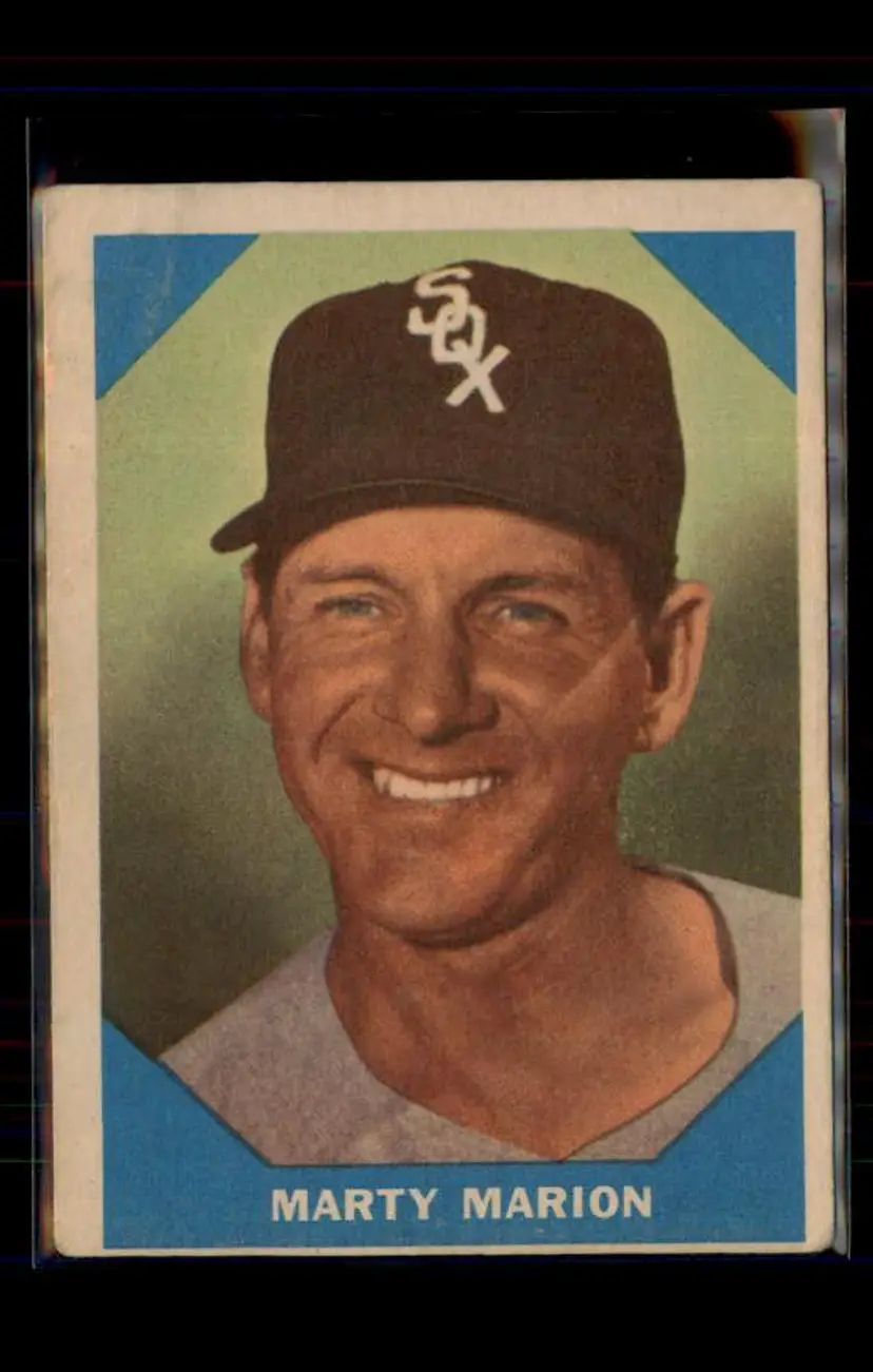 1960 Fleer Baseball Greats #19 Marty Marion - (pk2) - St. Louis Cardinals