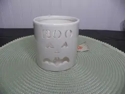 Halloween boo pumpkin lantern