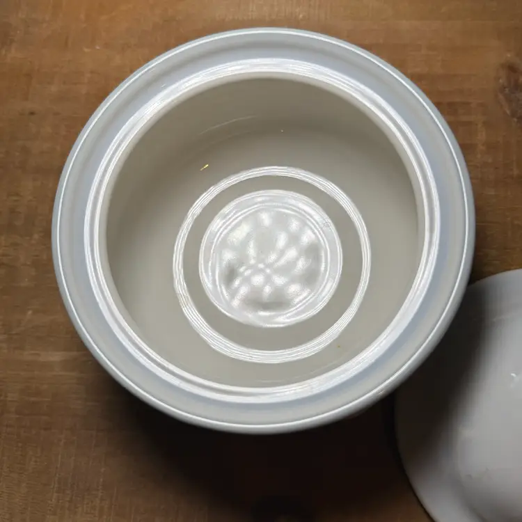 Denby Baroque Blue Sugar Bowl with Lid