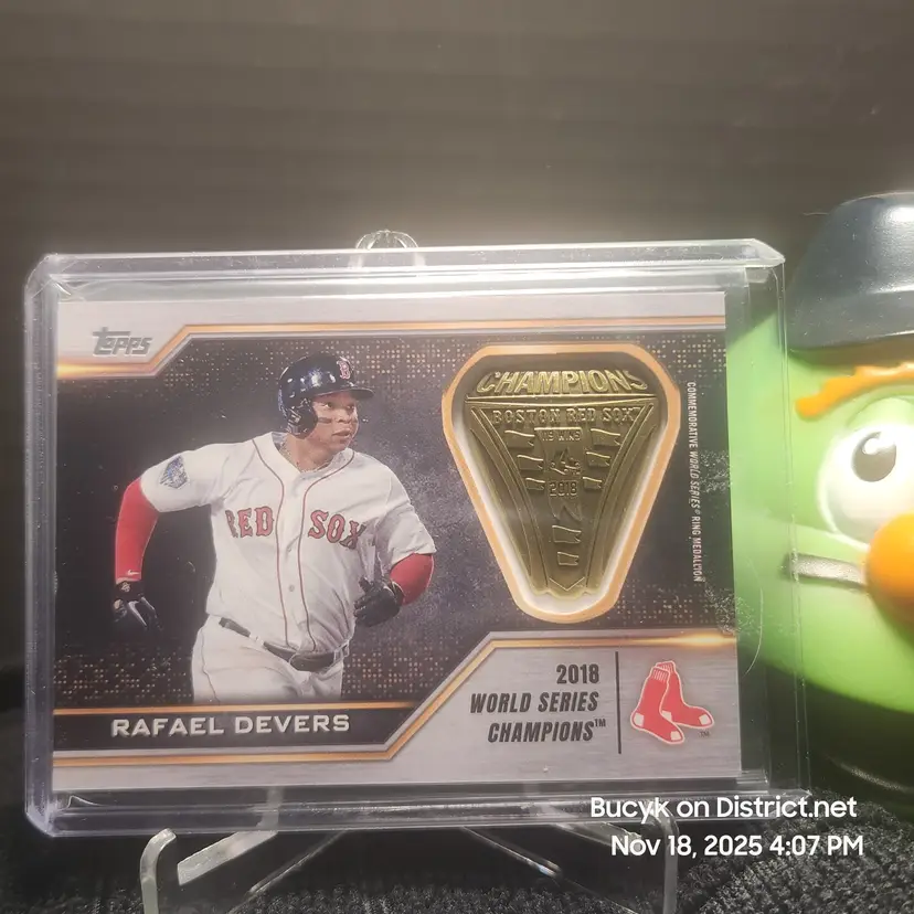2021 Topps S2 World Series Ring - Rafael Devers Boston Red Sox