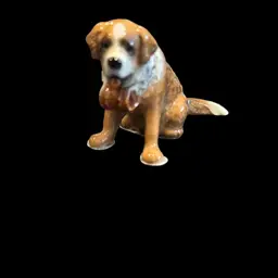 Porcelain St Bernard Figurine