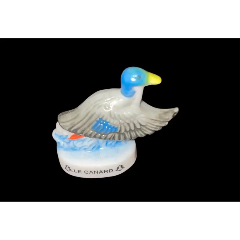 #05 - In From France Feves Porcelain Miniature Figurine As Pictured