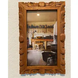 Vintage Carved Wood Frame From Mexico