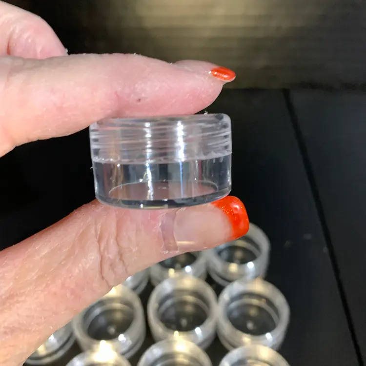 12-Small Acrylic Containers