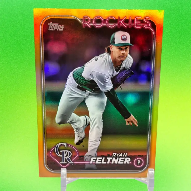 Bargain Bin - Ryan Feltner Gold Foil - Colorado Rockies