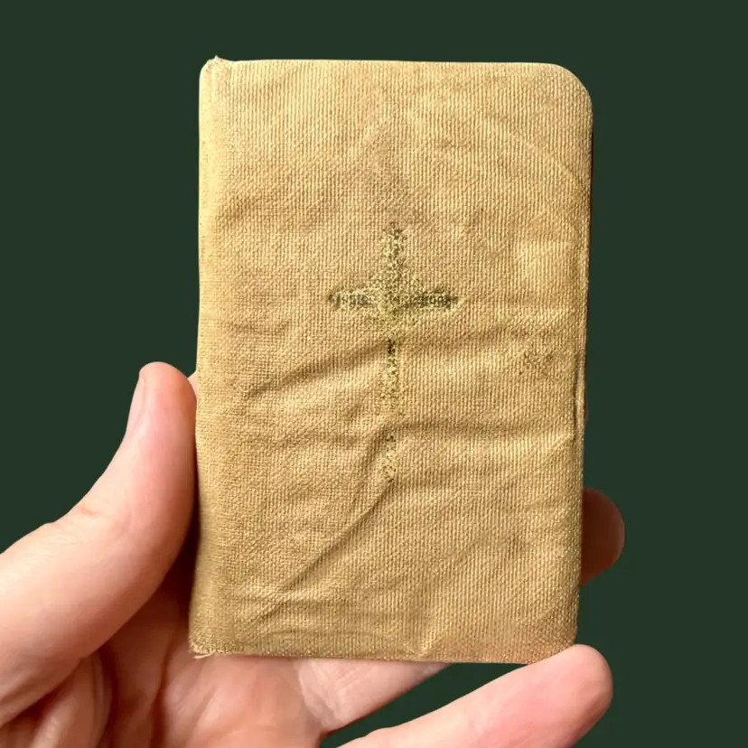 Antique 1900 Little Catholic Child Prayer Book Mini Devotional ILLUSTRATED