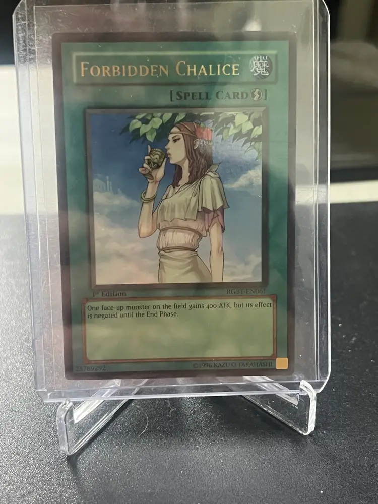 Yugioh Forbidden Chalice RGBT-EN061 1st Edition Ultimate Rare