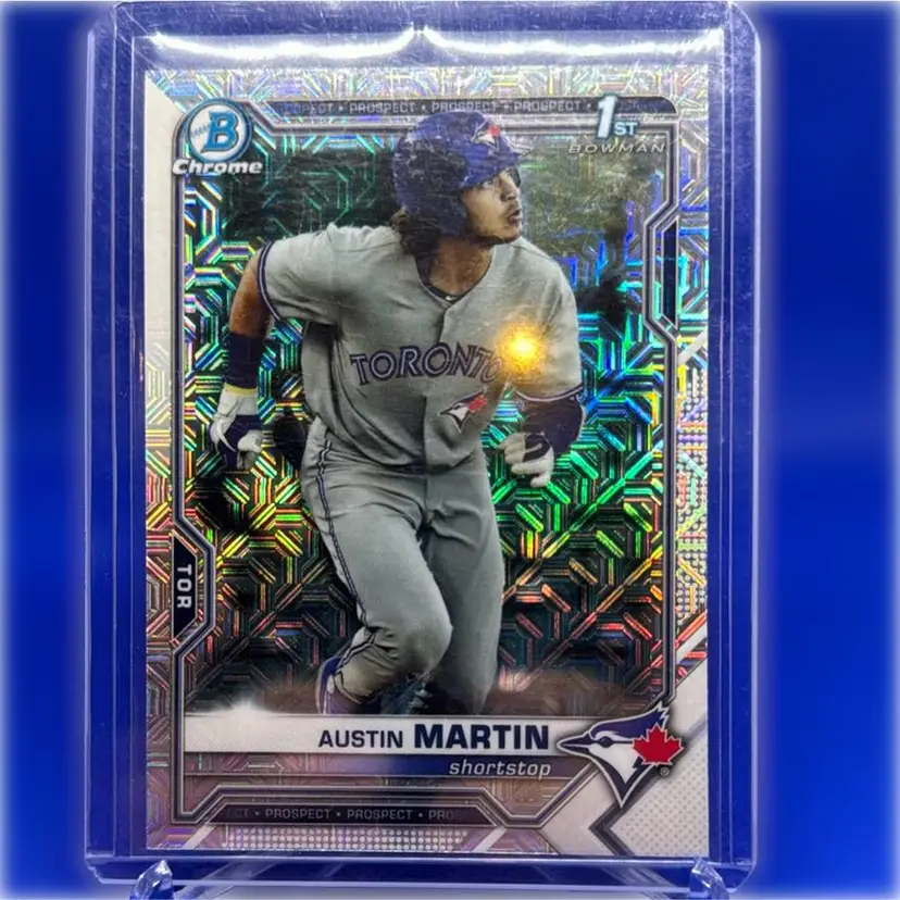 2021 Bowman Chrome Mega Refractor Austin Martin Minnesota Twins