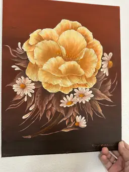 Vintage Original Oil Painting On Board Signed Stunning 11x14