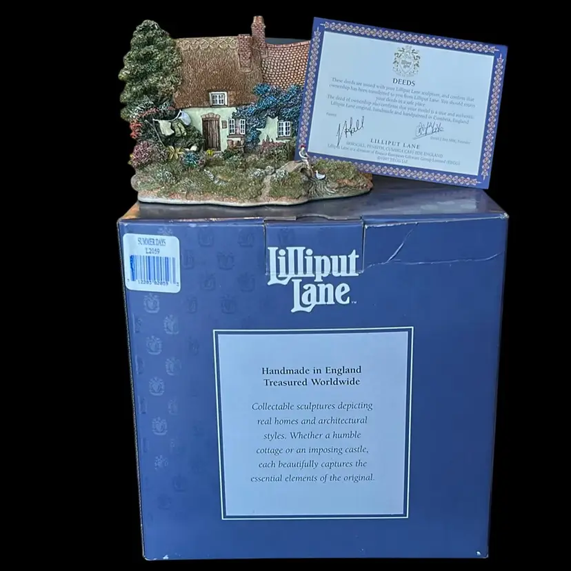 1997 Lilliput Lane Summer Days Anniversary Cottage