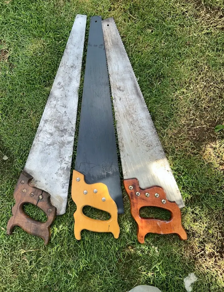 Lot Of 3 Disston, Craftsman Sears, Great Neck Pro All With 26" Blades 10 Pt. Saw