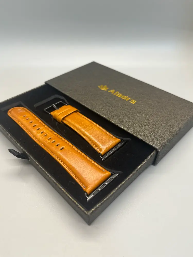 ALADRS Leather Bands Compatible With Apple & iWatch Models