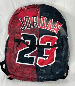 Jordan 23 Red and Black Backpack NWOT