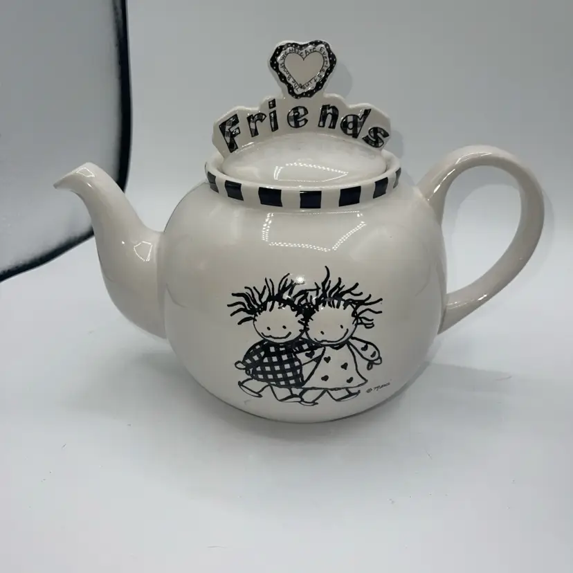 Enesco Children of the Inner Light FRIENDS By Marci Teapot