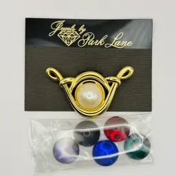 VTG Kenneth Lane Jewel Magnet Brooch 1980s NOS Catalog Piece Enterchangible