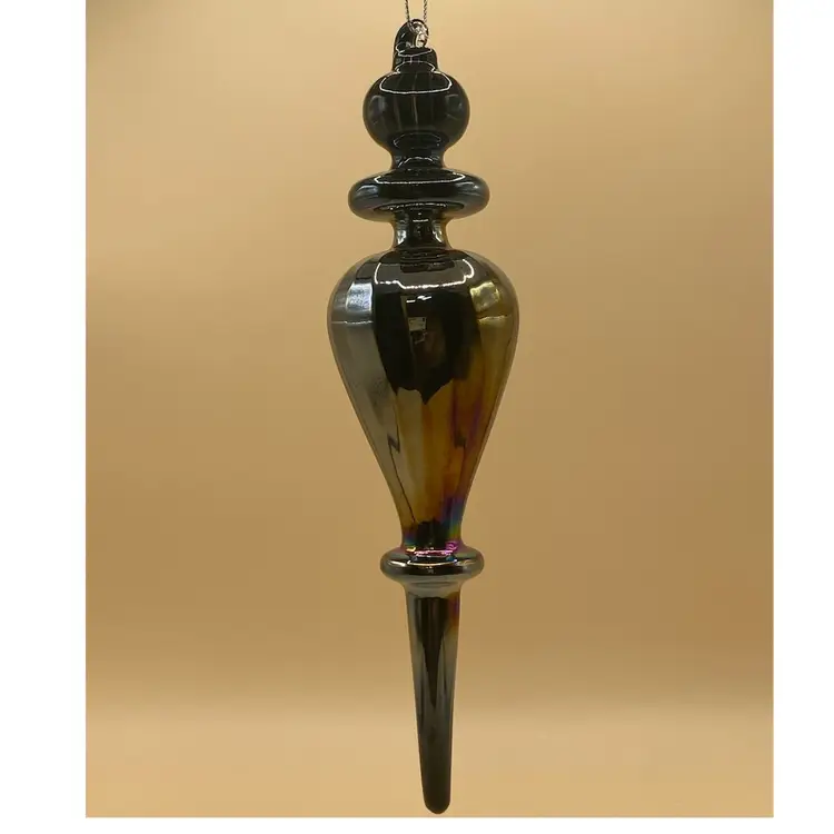 Blown Glass Finial Ornament-8”