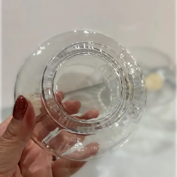 Pair Of Lenox Illuminations Full Lead Crystal Votive Candle Holders