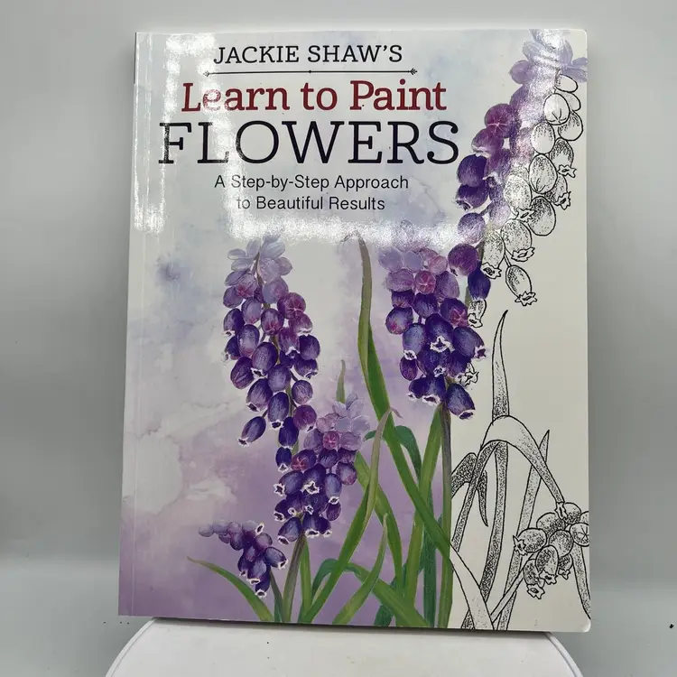 BOOK LEARN HOW TO PAINT FLOWERS