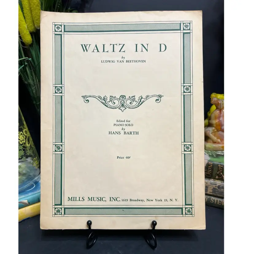 MARKDOWN! Waltz in D 1952 & Minuet In C 1951 Sheet Music Ludwig Van Beethoven, 2 Sets