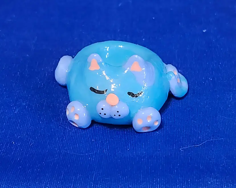 Shirley's Cats - Blue Cat Trinket Dish