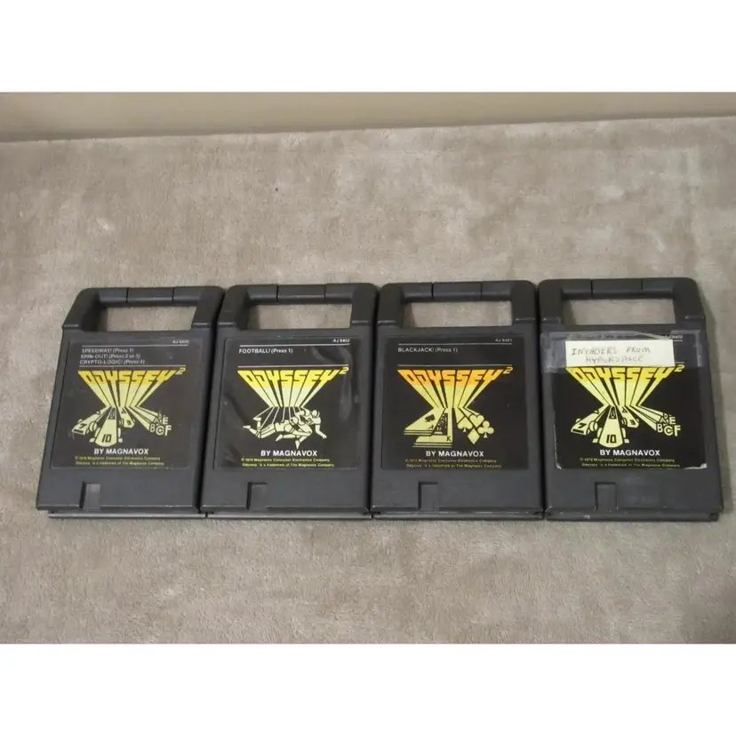 Lot of 4 Vintage Odyssey2 Video Games