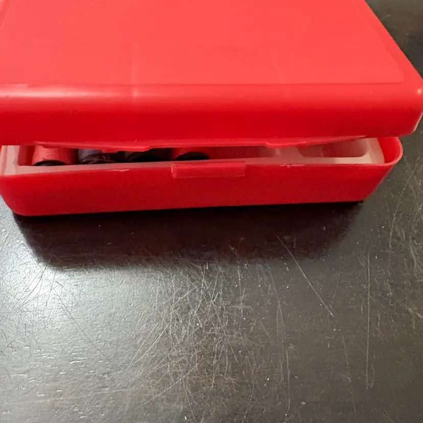 Red Sewing Box 4x3