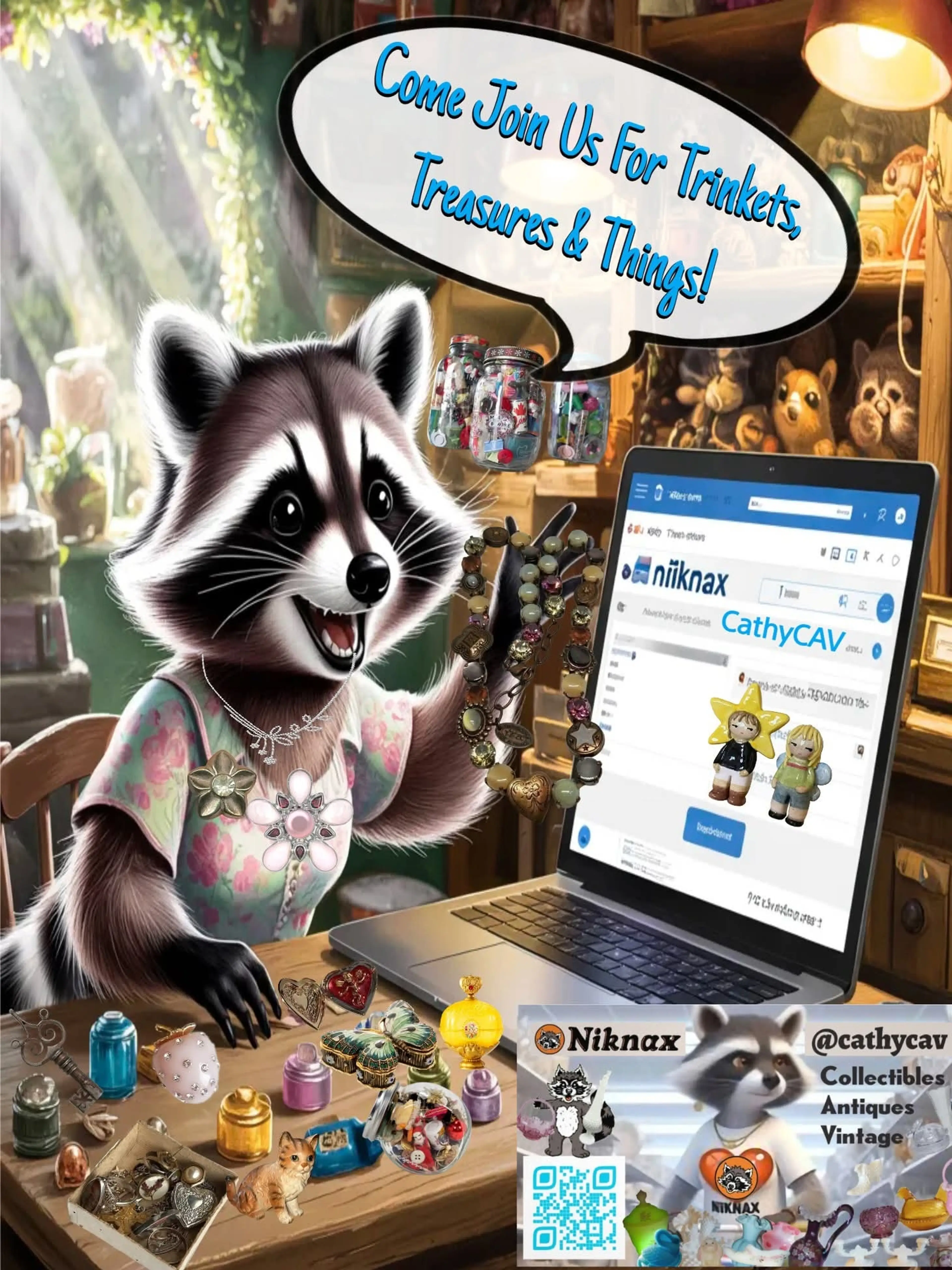 Smalls! Trinkets, Trinket Boxes/Dishes & Lil Treasures!