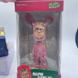 A Christmas Story Ralphie Bunny Suit NECA Head Knockers Bobblehead - NIB