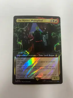 The Master, Multiplied (Surge Foil) Universes Beyond: Doctor Who Foil NM