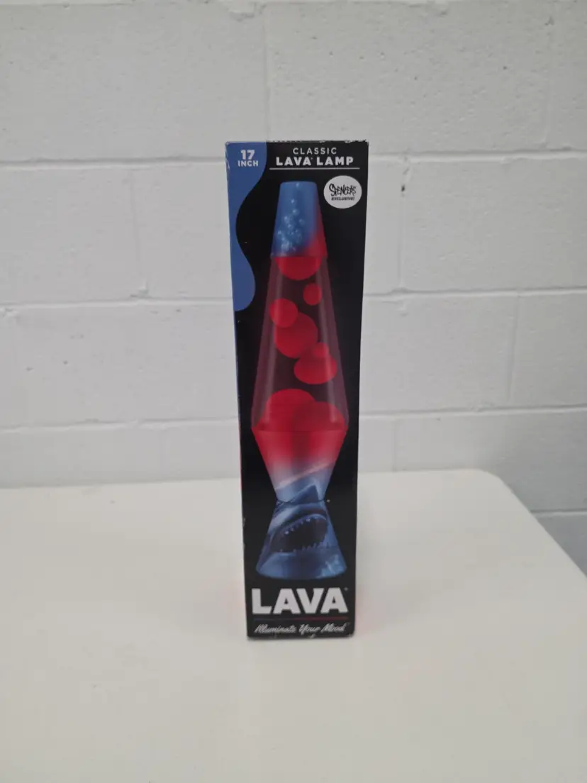 Schylling Lava Lamp 17 " Shark Week Lava Lamp Spencer's NIB