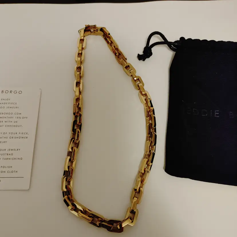 Eddie Borgo Supra Link Necklace