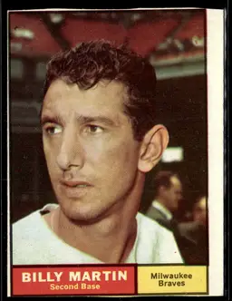 #2 Billy Martin 1961 Topps #89 *LIVE AUCTION*