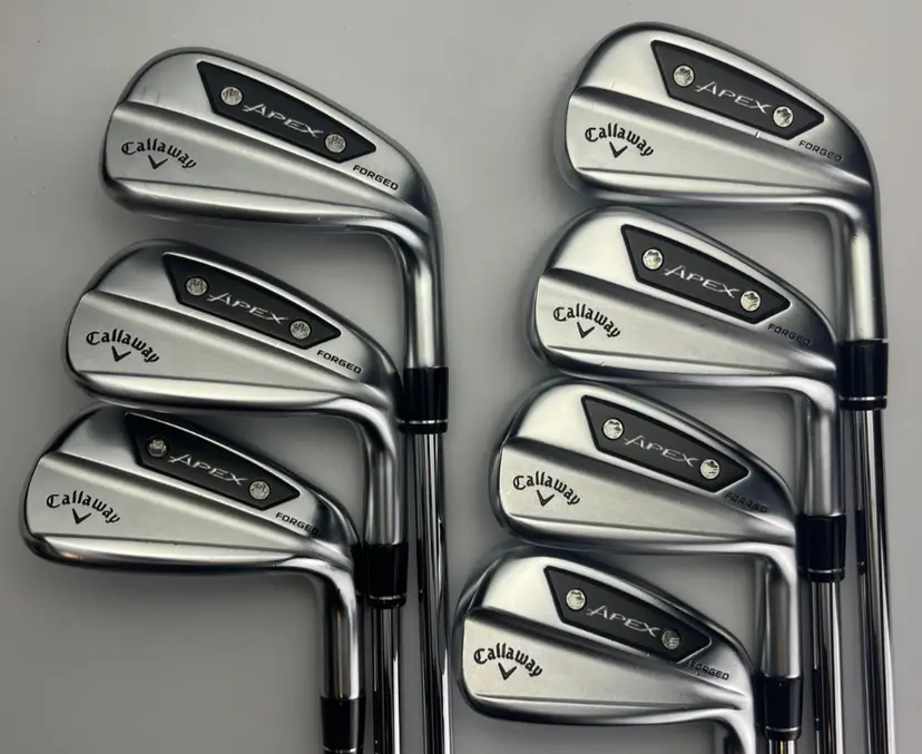 Callaway Apex Ai200 Irons 5-PW, AW - Dynamic Gold Mid 100 S300 Stiff - EXCNT