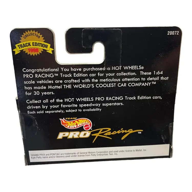 1997 Kyle Petty Hot Wheels Blues Brothers 2000 1/64 Pontiac NASCAR Car