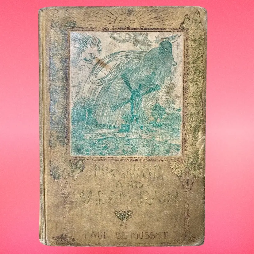 Mr. Wind And Madame Rain Antique Hardcover Book