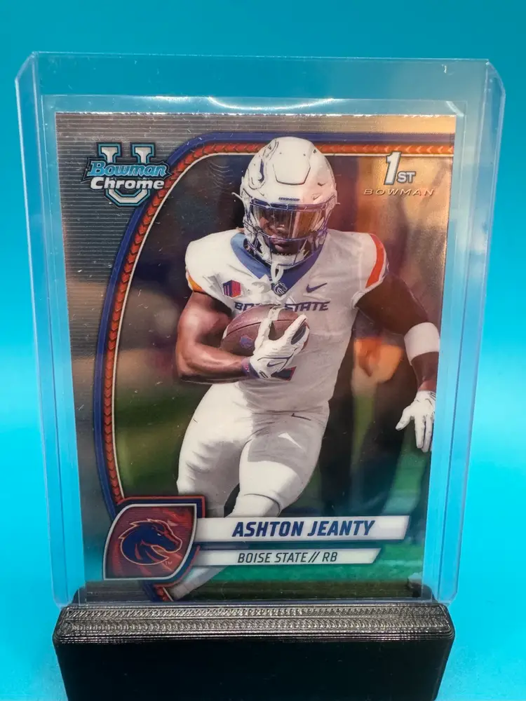 Ashton Jeanty 1st Bowman Chrome U Las Vegas Raiders