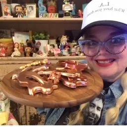 Copper cookie cutter lot number one