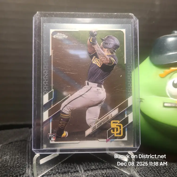 2021 Topps Chrome - Luis Campusano San Diego Padres