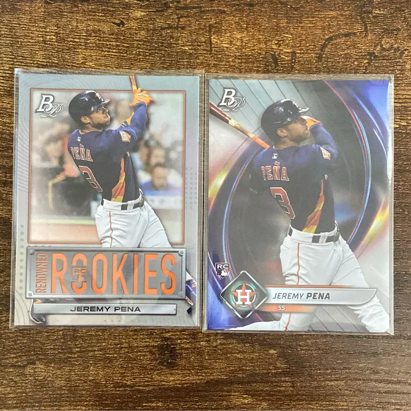 Jeremy Peña Bowman Platinum Bundle - Houston Astros
